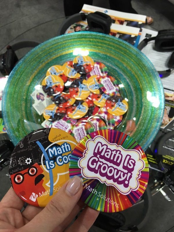 NCTM Annual 2016 Math Solutions buttons