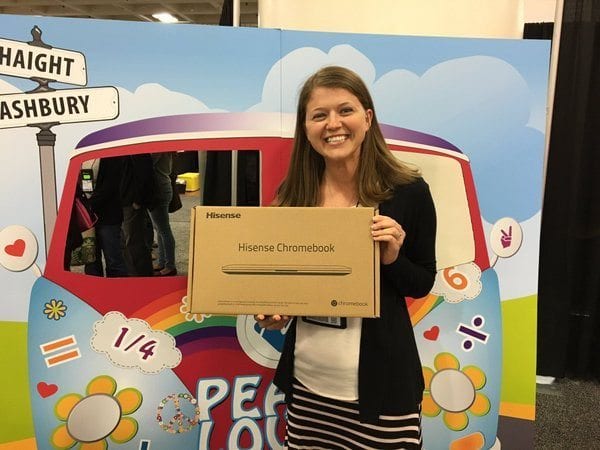 NCTM Annual Math Solutions Google Chromebook Raffle WInner