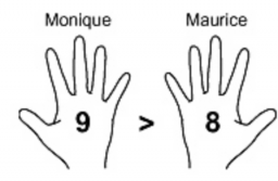 Comparing handfuls image 3