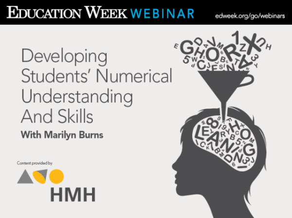 Marilyn Burns Education Week Webinar: Developing Students' Numerical Understanding and Skills