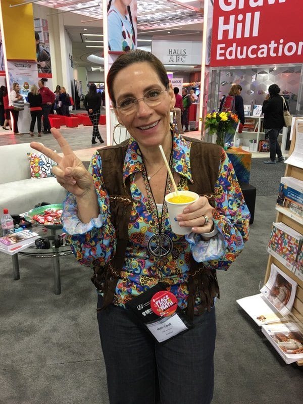 NCTM Annual smoothies Math Solutions booth