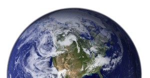 photo image of half of the planet earth | Earth Day Math Activities