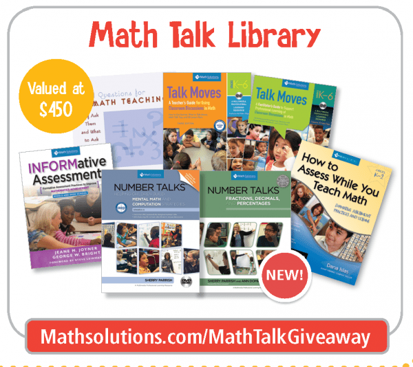Math Talk Bundle Giveaway