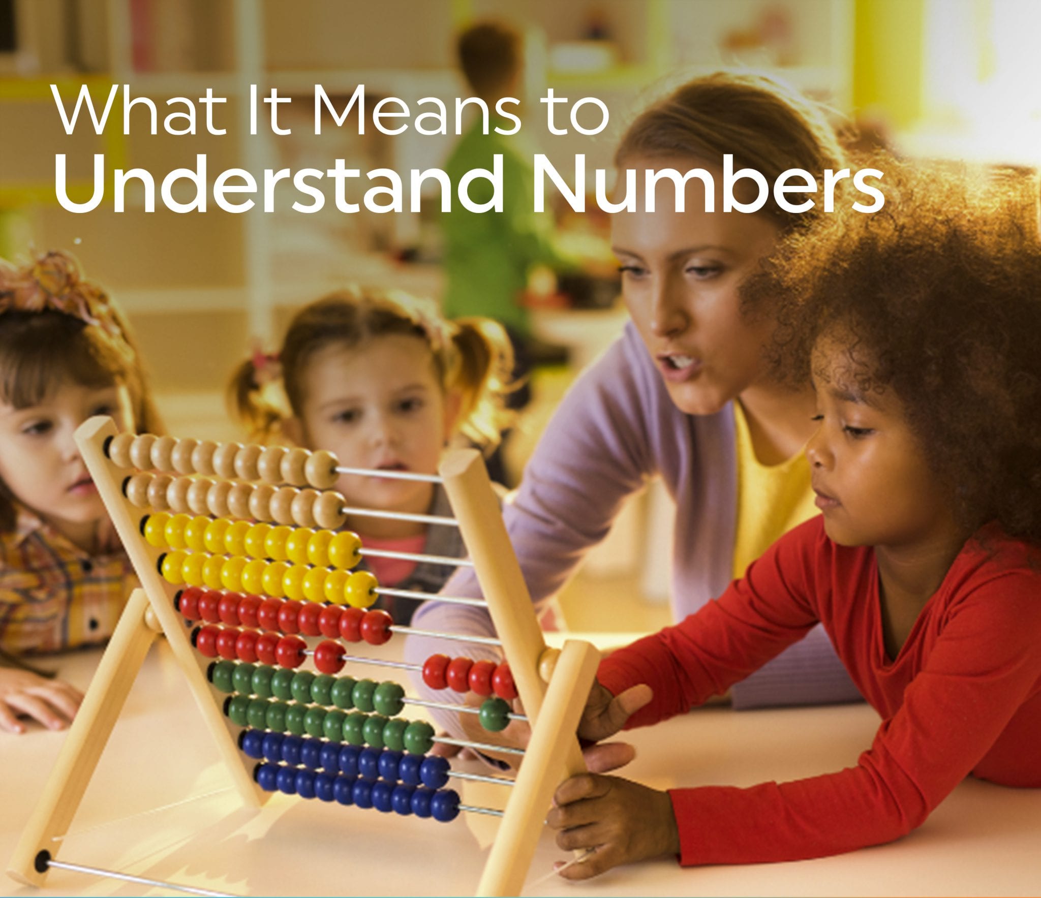 What it Means to Understand Numbers by Jennifer Van Zante